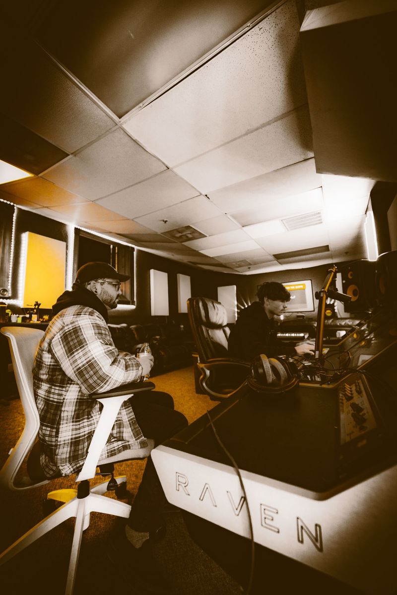 The control room at The Vault